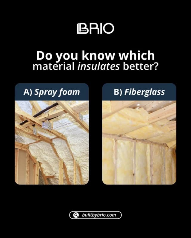 Spray foam vs fiberglass insulation comparison