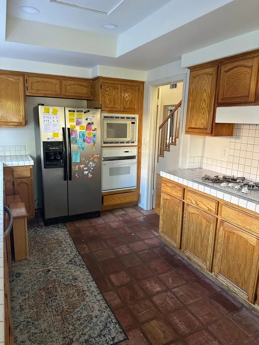 North Vancouver kitchen layout before renovation